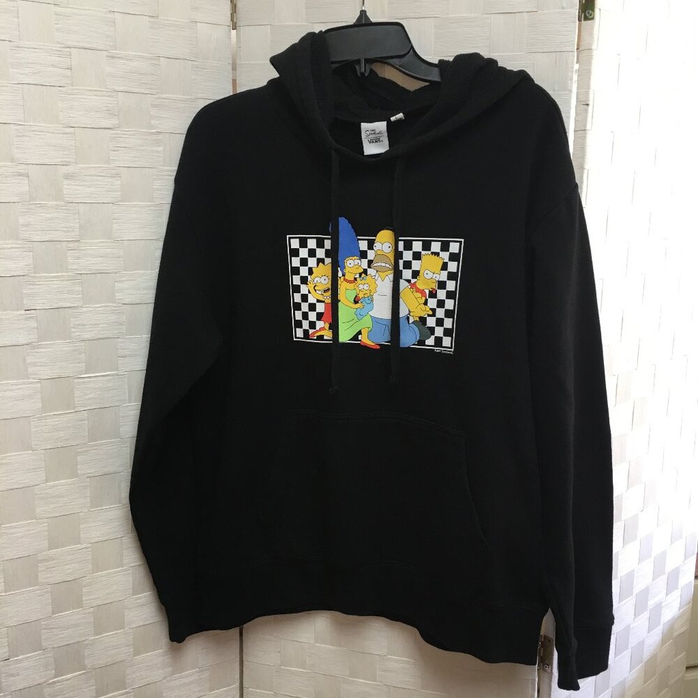 Vans x The Simpsons hoodie Matt Groening size Large